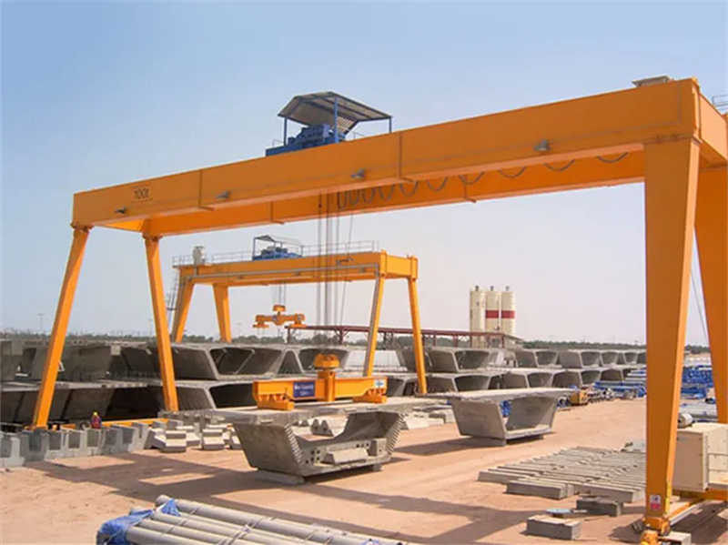 20 Ton Outdoor Double Beam Gantry Crane Price to Lifting Precast Beam