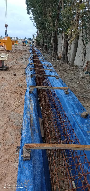 Crane rail installation