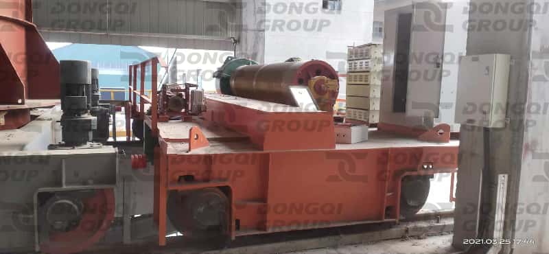 120-ton crane trolley installation