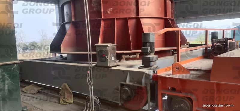 120-ton crane trolley installation