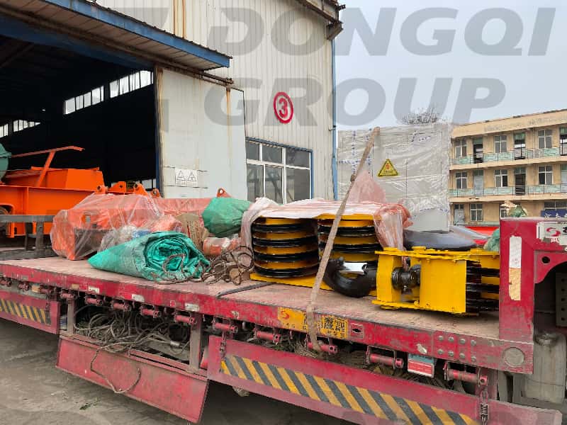 120-ton crane trolley loading and shipping diagram