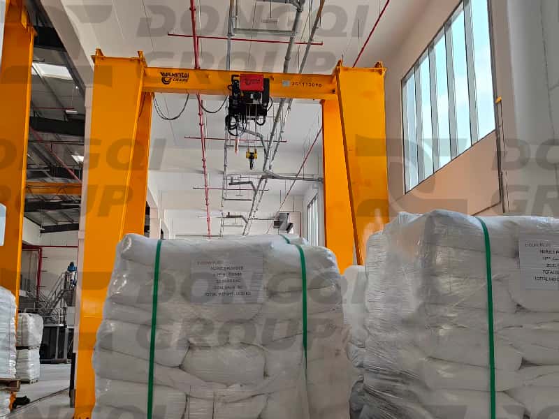 MHO type 5-ton gantry crane