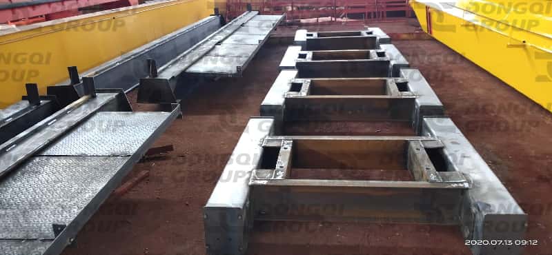 Trolley frame - before painting