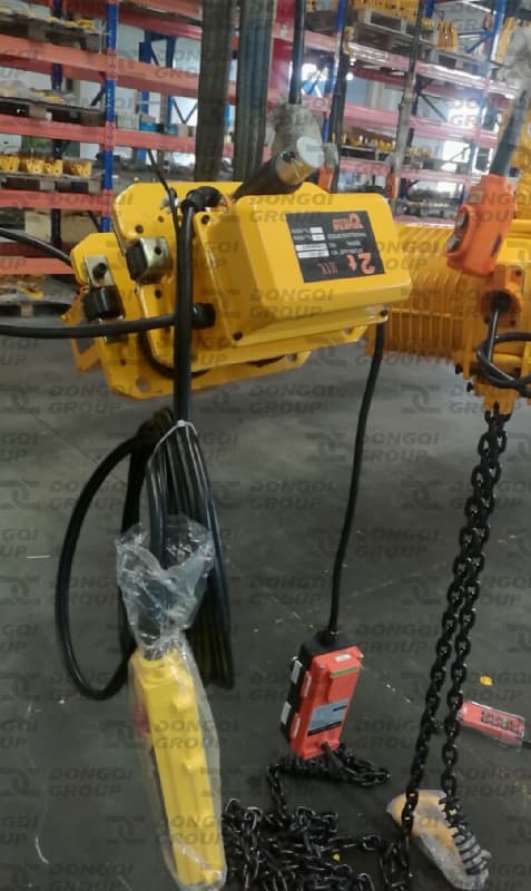 2-ton electric chain hoist trolley